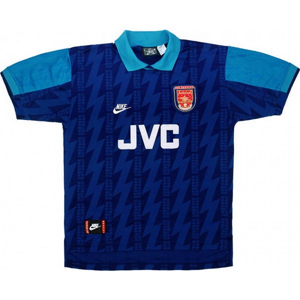 Auswärtstrikot Thailand Arsenal Retro 1994 1995 Blau Günstige Fußballtrikots